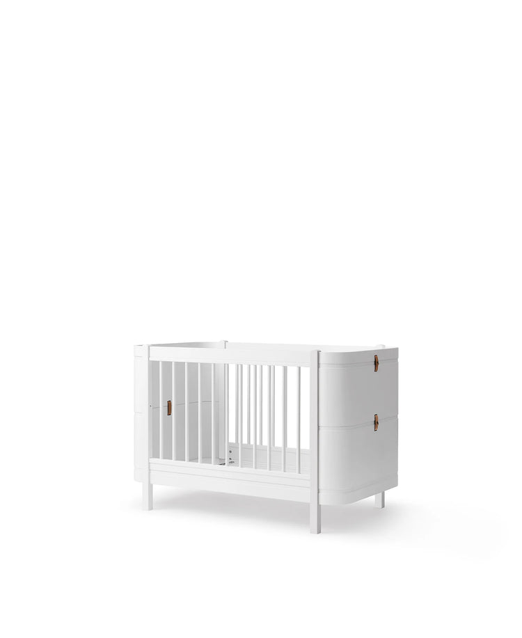 WOOD MINI + COT BED EXCL. JUNIOR KIT, WHITE