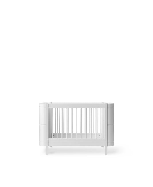 WOOD MINI + COT BED EXCL. JUNIOR KIT, WHITE