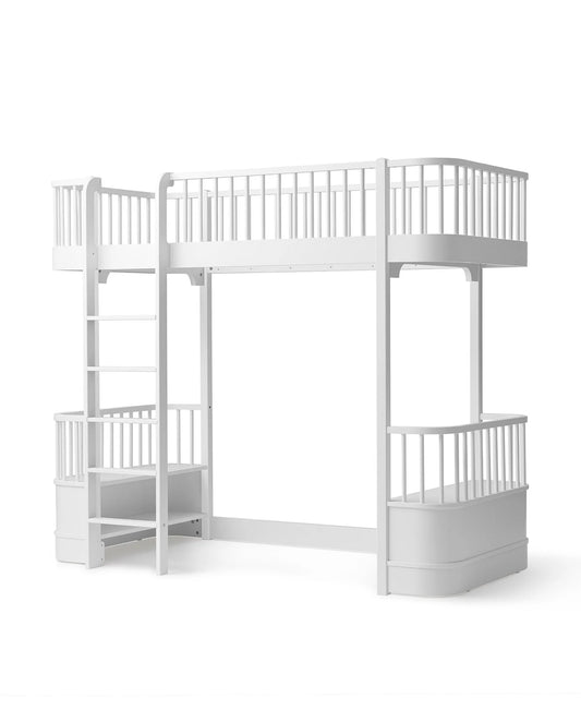 WOOD ORIGINAL LOFT BED, WHITE