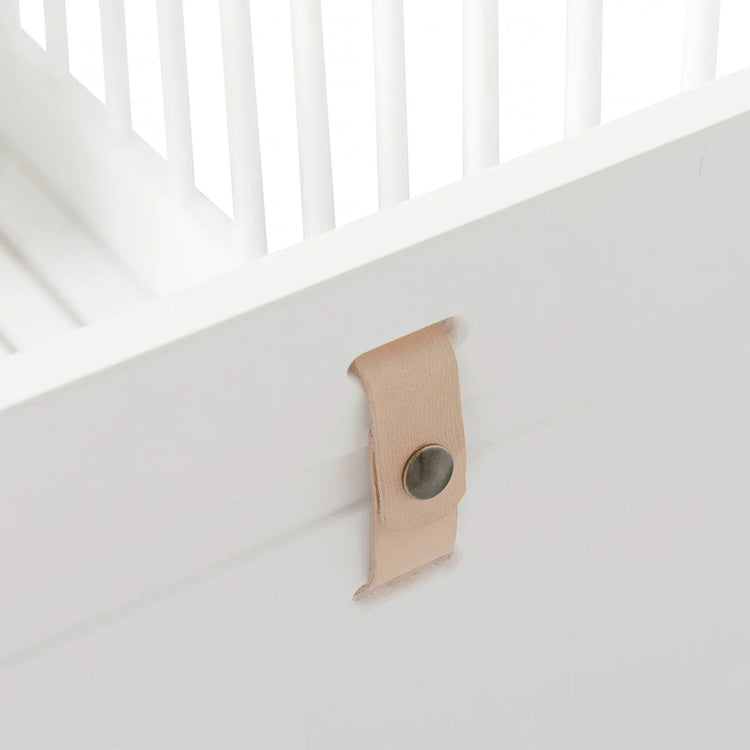 WOOD MINI + LOW LOFT BED, WHITE