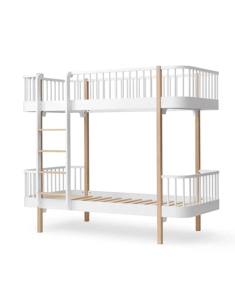 WOOD ORIGINAL BUNK BED, WHITE/OAK