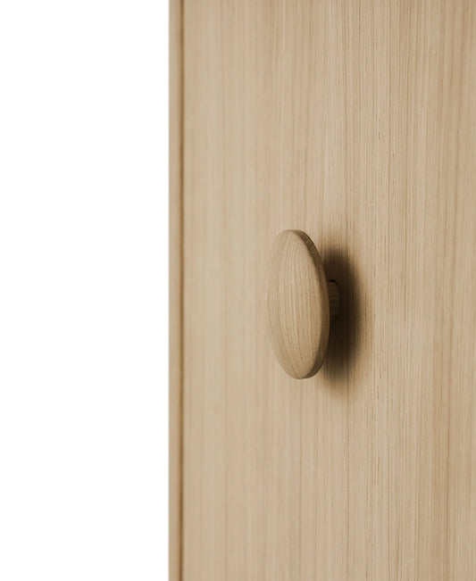 WOOD WARDROBES 2 DOORS, OAK