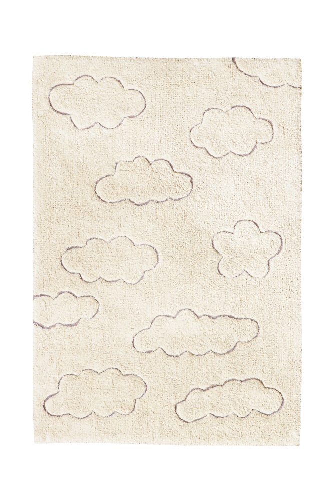 ALFOMBRA LAVABLE RUGCYCLED CLOUDS XS