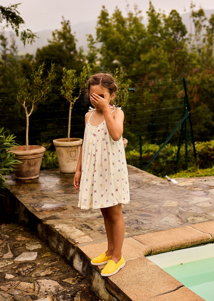 Vestido para niña Floral Strappy – Arsène et les Pipelettes