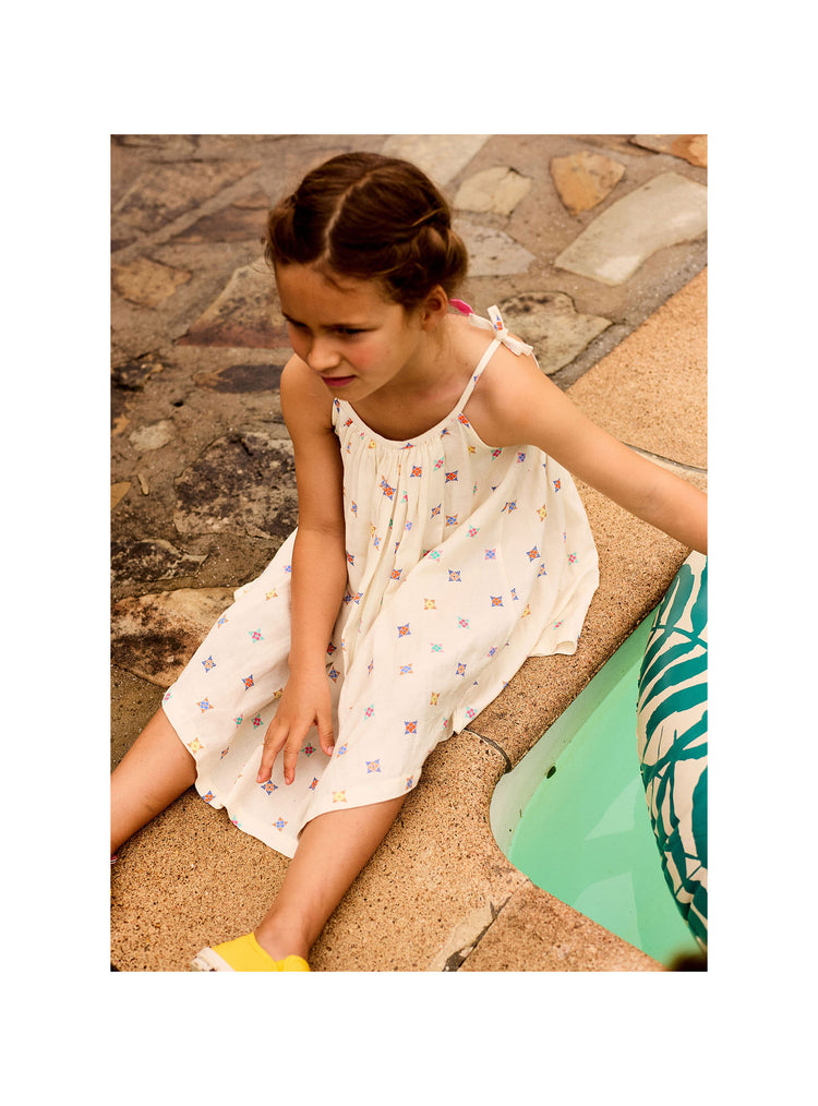 Vestido para niña Floral Strappy – Arsène et les Pipelettes