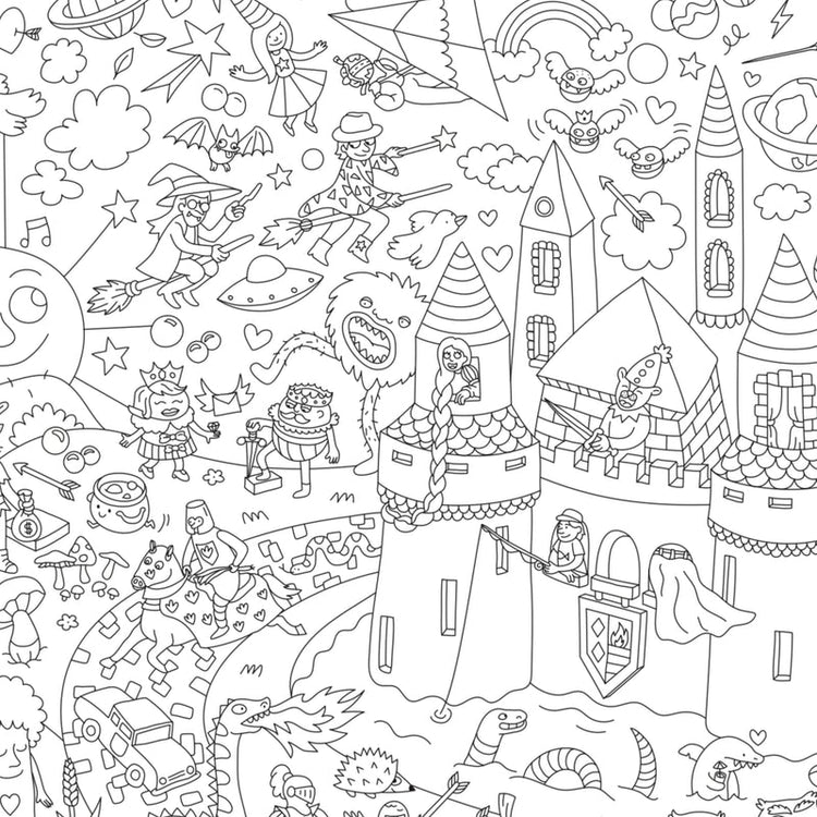 POSTER PARA COLOREAR - MAGIC