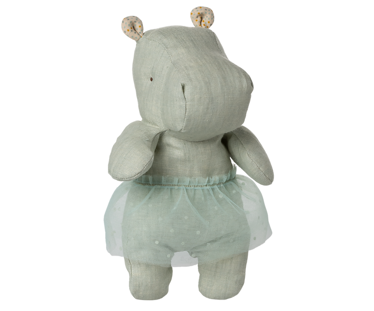 Hipopotamo pequeño con falda menta- MAILEG