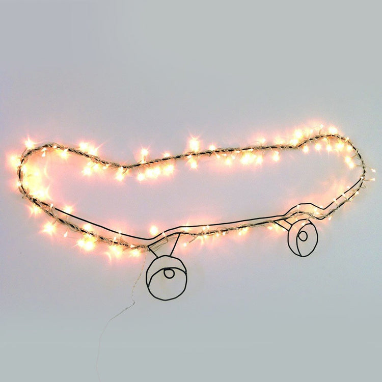 Lámpara de Pared Skateboard color negro