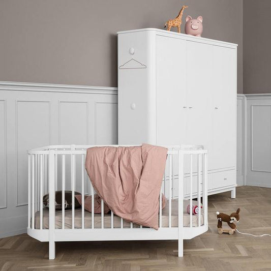 ARMARIO WOOD 3 PUERTAS BLANCO