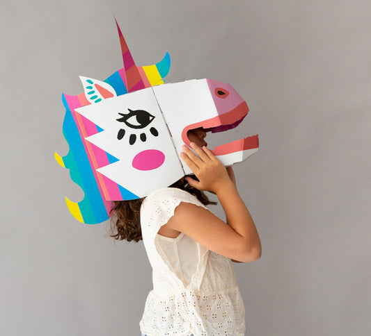 Máscara 3D Unicornio