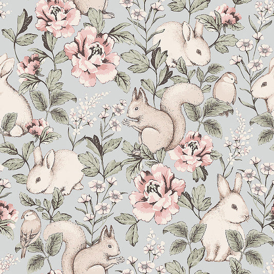 PAPEL PINTADO MAGIC FOREST AZUL