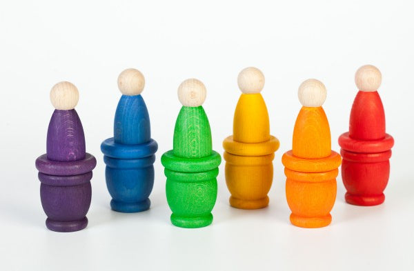 Nins® Mates y monedas de Madera Ecológica Grapat